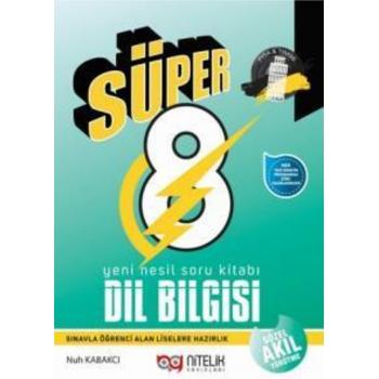 Nitelik Yayınları 8. Sınıf Süper Dil Bilgisi Yeni Nesil Soru Kitabı