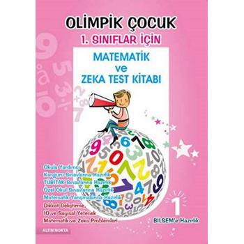 Altın Nokta 1. Sınıf Olimpik Çocuk Bilsem Kanguru Olimpiyat Zeka Kitabı