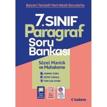 Tudem Yayınları 7.sınıf Paragraf Soru Bankası