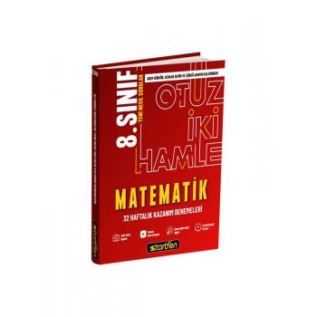 Startfen Yayınları 8. Sınıf Matematik 32 Hamle Haftalık Kazanım Denemeleri