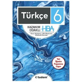 Tudem Yayınları 6.Sınıf Türkçe Kazanım Odaklı Hba