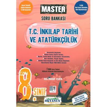 Okyanus Yayınları 8. Sınıf Master T. C. Inkılap Tarihi ve Atatürkçülük Soru Bankası
