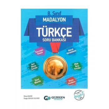 Gezegen Yayıncılık 8. Sınıf Madalyon Türkçe Soru Bankası
