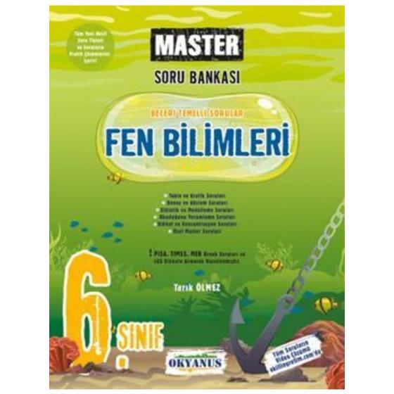 Okyanus Yayınları 6. Sınıf Master Fen Bilimleri Soru Bankası