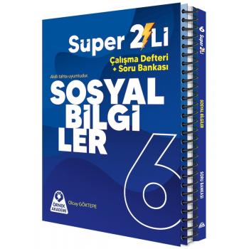 Örnek Akademi Yayınları 6. Sınıf Süper 2'li Sosyal Bilgiler Seti