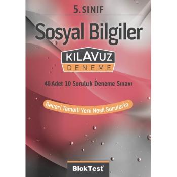 Bloktest 5. Sınıf Sosyal Bilgiler Kılavuz Deneme