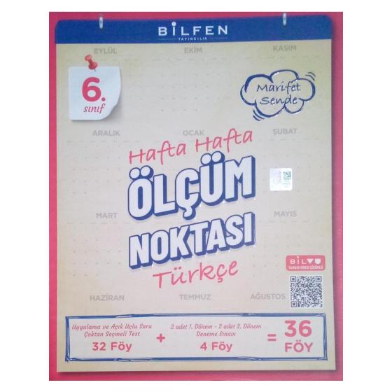 Bilfen Yayıncılık 6.sınıf Türkçe Ölçüm Noktası