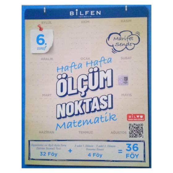 Bilfen Yayıncılık 6.sınıf Matematik Ölçüm Noktası