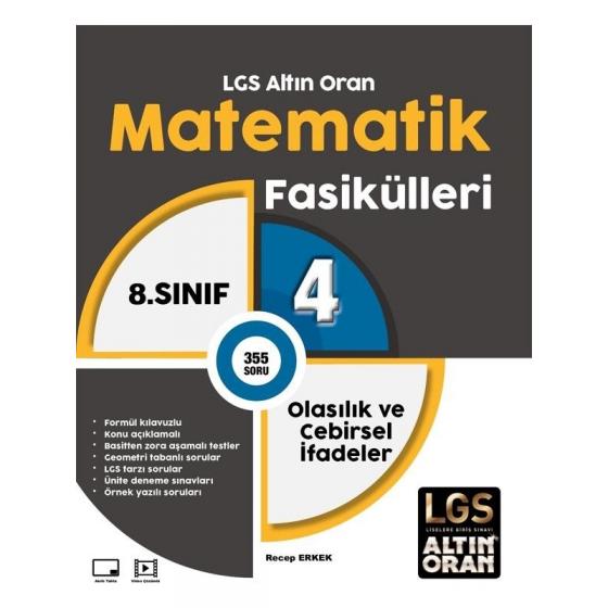 8. Sınıf LGS Altın Oran Matematik Fasikülleri