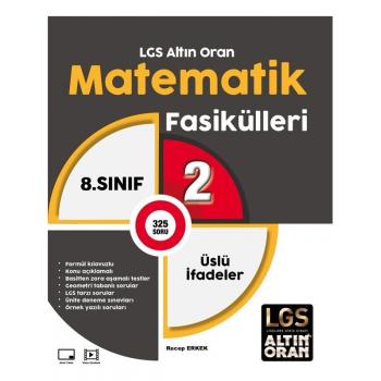 Altın Oran 8. Sınıf Matematik Fasikülleri Üslü İfadeler