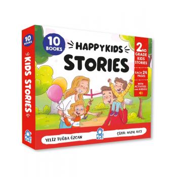Happy Kids Stories 2nd Grade (10 Books) - 2. Sınıf İngilizce Hikaye Seti (10 Kitap) 