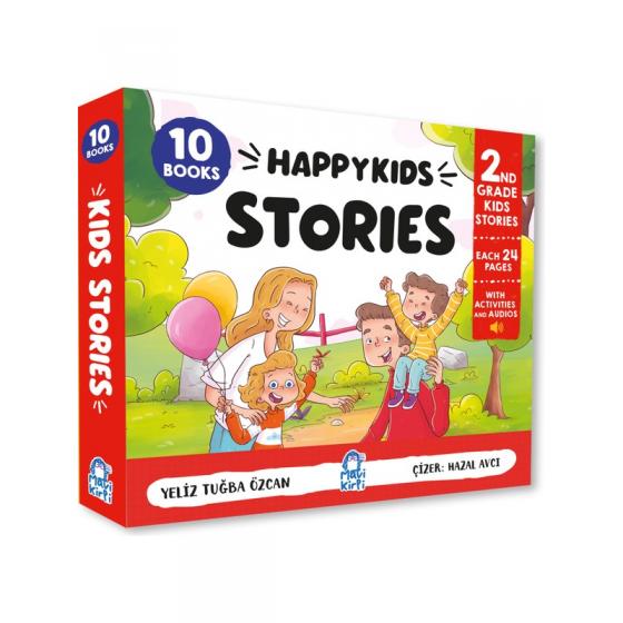 Happy Kids Stories 2nd Grade (10 Books) - 2. Sınıf İngilizce Hikaye Seti (10 Kitap) 