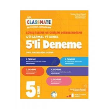 (5. Sınıf) Classmate Süreç İzleme ve Gelişim Değerlendirme 5’li Deneme