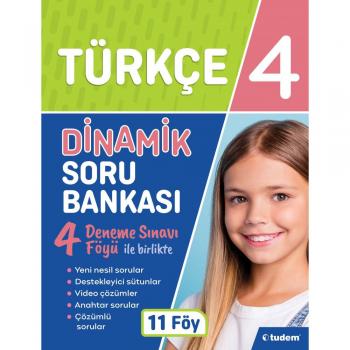 4. Sınıf Türkçe Dinamik Soru Bankası Tudem Yayınları