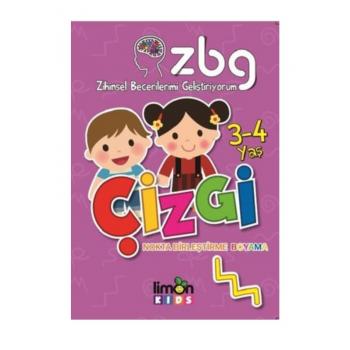 Zihinsel Becerilerimi Geliştiriyorum 3 4 Yaş Çizgi limonKIDS