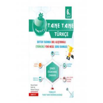 6. Sınıf Türkçe Yeşil Defter Tadında Tane Tane Nartest Yayınları