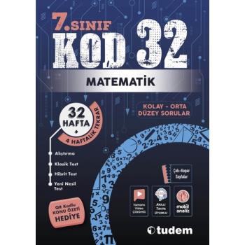 Tudem Yayınları 7. Sınıf Matematik Kod 32 Tekrar Testleri