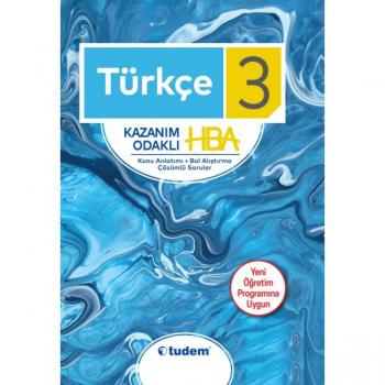 3. Sınıf Türkçe Kazanım Odaklı HBA Tudem Yayınları